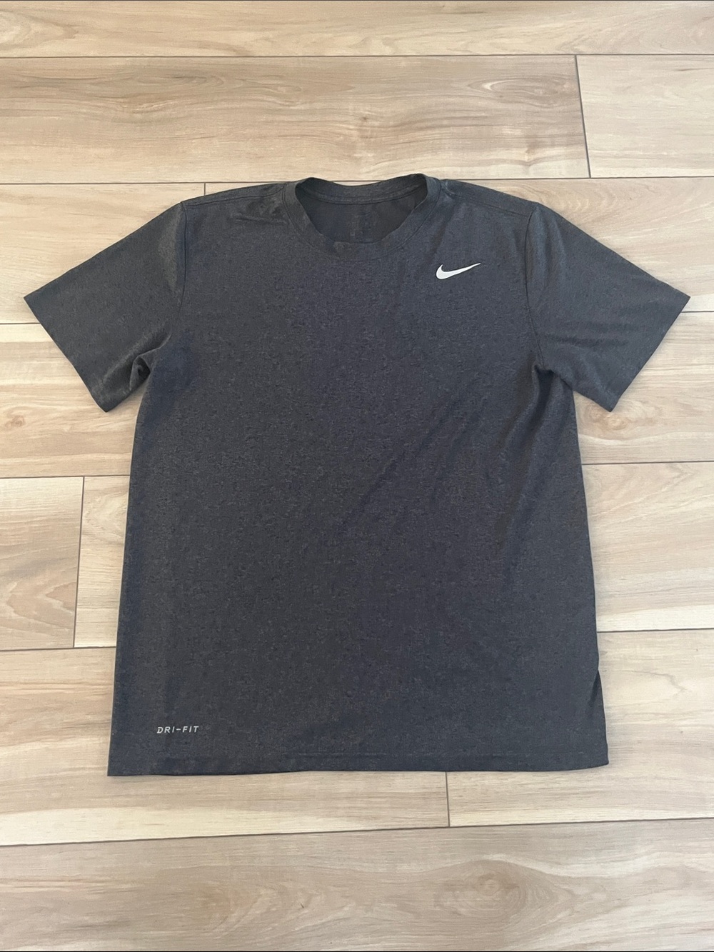 Nike Men’s Black Heather Dri-FIT Short Sleeve Tee